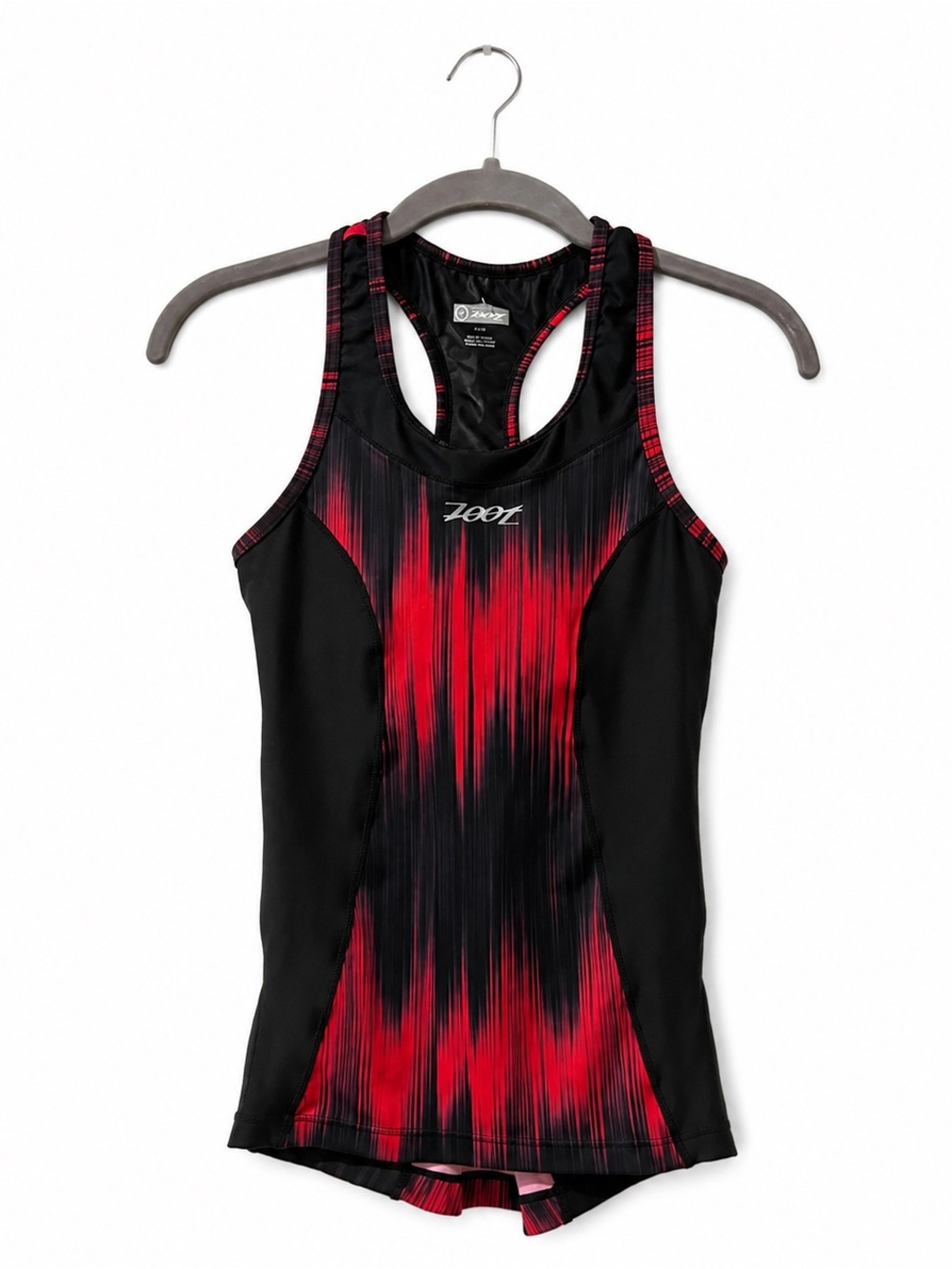 Zoot Women’s Racerback Cycling Triathlon Size Small  Black Red Performance top